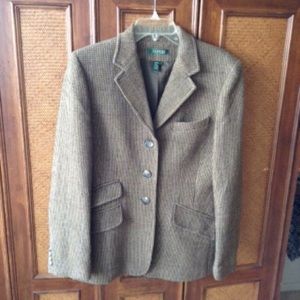 Wool Tweed Hacking Jacket-Like New